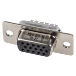 HARTING 15 Way Cable Mount D-sub Connector Socket, 2.29mm Pitch