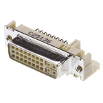 Molex MicroCross 74320 29 Way Right Angle Through Hole D-sub Connector Socket, 1.91mm Pitch