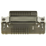 Molex MicroCross 74320 24 Way Right Angle Through Hole D-sub Connector Socket, 1.91mm Pitch