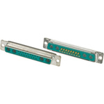 Amphenol FCI DW 21 Way Panel Mount D-sub Connector Socket