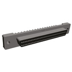TE Connectivity Amplimite .050 III 68 Way Through Hole D-sub Connector Socket, 2.54mm Pitch