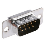 Amphenol ICC SD 9 Way Panel Mount D-sub Connector Plug