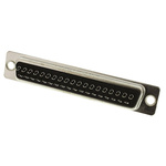 Amphenol SD 37 Way Panel Mount D-sub Connector Socket