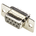 HARTING 9 Way Panel Mount D-sub Connector Socket, 2.77mm Pitch