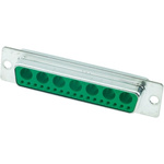 HARTING 21 Way Panel Mount D-sub Connector Socket