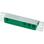 HARTING 36 Way Panel Mount D-sub Connector Socket