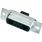 HARTING 15 (Signal), 2 (Power/Coax) Way Cable Mount D-sub Connector Socket