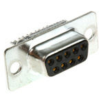 Amphenol ICC FCE17 9 Way Panel Mount D-sub Connector Socket