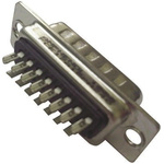 Amphenol ICC FCE17 25 Way Panel Mount D-sub Connector Plug