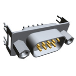 TE Connectivity Amplimite HD-20 9 Way Through Hole D-sub Connector Plug, 2.74mm Pitch