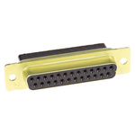TE Connectivity Amplimite HDP-20 25 Way Cable Mount D-sub Connector Socket