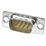TE Connectivity Amplimite HD-20 9 Way Panel Mount D-sub Connector Plug, 2.74mm Pitch