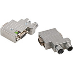 Provertha 9 Way Right Angle Cable Mount D-sub Connector Plug