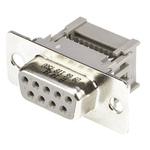 HARTING 9 Way Cable Mount D-sub Connector Socket, 2.77mm Pitch