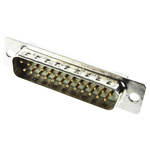 HARTING 25 Way Panel Mount D-sub Connector Plug, 2.77mm Pitch