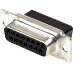 TE Connectivity Amplimite HDP-20 15 Way Cable Mount D-sub Connector Socket