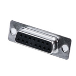 MH Connectors MHDB 15 Way Cable Mount D-sub Connector Socket, 2.77mm Pitch