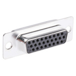MH Connectors MHDDS 26 Way Cable Mount D-sub Connector Socket, 2.99mm Pitch