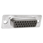 MH Connectors MHDDS 44 Way Cable Mount D-sub Connector Socket, 2.99mm Pitch