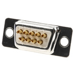 FCT from Molex F 9 Way Panel Mount D-sub Connector Socket, 2.84mm Pitch