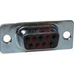 Cinch Connectors DEUH 9 Way Cable Mount D-sub Connector Socket