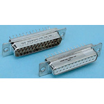 Amphenol ICC D 15 Way Through Hole D-sub Connector Plug, 2.74mm Pitch