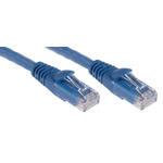RS PRO Blue Cat6 Cable U/UTP PVC Male RJ45/Male RJ45, Terminated, 10m