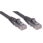 RS PRO Grey Cat6 Cable U/UTP LSZH Male RJ45/Male RJ45, Terminated, 1m