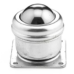 ALWAYSE 4-Hole Flange 40mm Stainless Steel Ball Transfer Unit