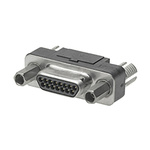 Molex CMD 15 Way Through Hole D-sub Connector Plug, 1.27mm Pitch, with Jack Screw