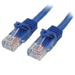 Startech Blue PVC Cat5e Cable UTP, 2m Male RJ45/Male RJ45