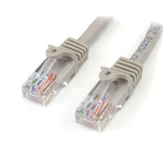 Startech Grey PVC Cat5e Cable UTP, 15m Male RJ45/Male RJ45