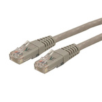Startech Grey Cat6 Cable UTP PVC Male RJ45/Male RJ45, Terminated, 15m