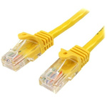 Startech Yellow PVC Cat5e Cable UTP, 5m Male RJ-45