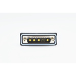 Norcomp CDF 25 Way Solder D-sub Connector Plug, 2.77mm Pitch, with 4-40 Screw Locks