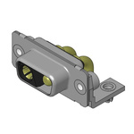 FCT from Molex 173107 2 Way Right Angle D-sub Connector Socket, 6.86mm Pitch, with 4-40 Screw Locks