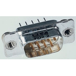 Provertha TMC 37 Way Through Hole D-sub Connector Plug, 2.84mm Pitch, with 4-40 UNC Inserts