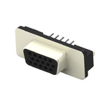 2317171 15 Way Through Hole D-sub Connector Receptacle, 2.29mm Pitch, with Through Hole