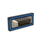 Amphenol Communications Solutions ED 15 Way Panel Mount D-sub Connector Plug, 2.77mm Pitch