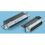 Amphenol FCI Delta D 37 Way Right Angle Through Hole D-sub Connector Socket, 2.76mm Pitch