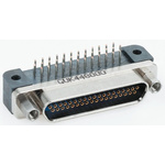 Glenair GMR7590 21 Way Right Angle Through Hole D-sub Connector Socket, 1.91mm Pitch