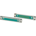 Amphenol ICC DW 27 Way Panel Mount D-sub Connector Socket