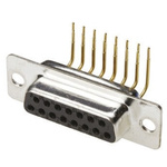 ASSMANN WSW A-DF 25 Way Right Angle Through Hole D-sub Connector Socket, 2.77mm Pitch