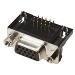ASSMANN WSW A-HDF 62 Way Right Angle Through Hole D-sub Connector Socket, 2.41mm Pitch