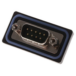 ASSMANN WSW A-DS 9 Way Panel Mount D-sub Connector Plug, 2.77mm Pitch