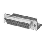 TE Connectivity Amplimite HD-20 9 Way Right Angle Through Hole D-sub Connector Socket, 2.74mm Pitch, with Boardlocks,