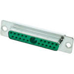 HARTING 5 Way Panel Mount D-sub Connector Socket