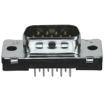 TE Connectivity Amplimite HD-20 9 Way Through Hole D-sub Connector Plug, 2.74mm Pitch