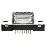 TE Connectivity Amplimite HD-20 9 Way Through Hole D-sub Connector Socket, 2.74mm Pitch
