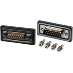 MH Connectors SDB 15 Way Panel Mount D-sub Connector Plug